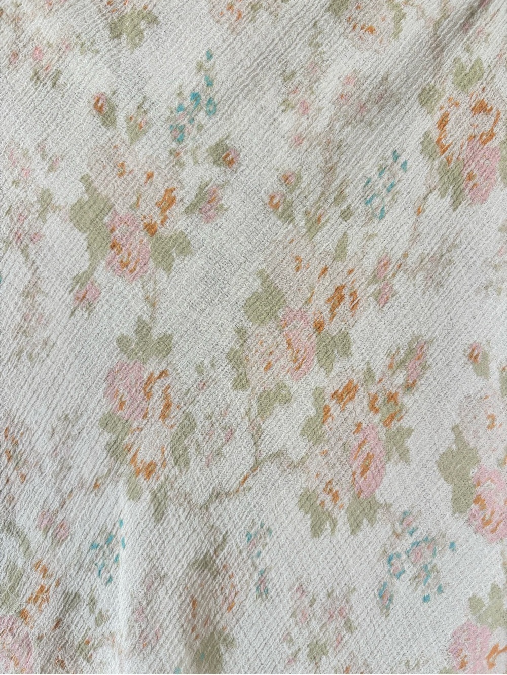 Hansen & Gretel | Elegant Cream Floral Midi Skirt - Lightweight Spring Staple - Picture 7 of 9